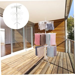 Porte-vêtements métallique à trois tringles en promotion pour armoire et présentation en salon - Product Image 4