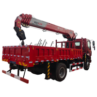 Grue de camion hydraulique Liuqi Chenglong 15T, grue mobile robuste pour camions lourds