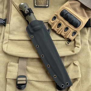 Dao sinh tồn ngoài trời thép D2 với cán Micarta và vỏ Kydex, dao lưỡi cố định, dùng cho cắm trại, tự vệ, sinh tồn, <span class=keywords><strong>EDC</strong></span> - Product Image 6