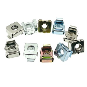 Écrou flottant carré à ressort en acier inoxydable, écrou à <span class=keywords><strong>cage</strong></span> métrique pour armoires réseau - Product Image 2