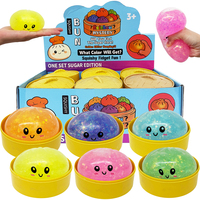 Оптовая продажа со склада в США: Быстрая отгрузка, игрушка-антистресс Bao Bun с блестками и эффектом быстрого восстановления формы для развлечения и снятия тревоги