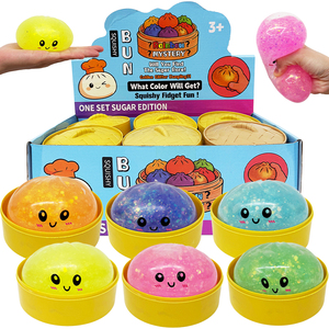Jouet anti-stress Bao Bun scintillant à rebond rapide, en gros, prêt à être expédié depuis l'entrepôt américain, <span class=keywords><strong>pour</strong></span> le plaisir et le soulagement de l'anxiété - Product Image 1