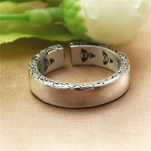 Stainless Steel Freemason Eye <b>Ring</b> Geometric Design Unisex Jewelry Gift - Product Image 3