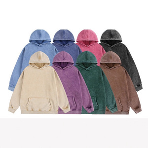 Nuova <span class=keywords><strong>Felpa</strong></span> <span class=keywords><strong>con</strong></span> <span class=keywords><strong>Cappuccio</strong></span> da <span class=keywords><strong>Uomo</strong></span> Autunno/Inverno, 450 Grammi, in Pile Pesante Lavato <span class=keywords><strong>con</strong></span> Tasca - Product Image 1
