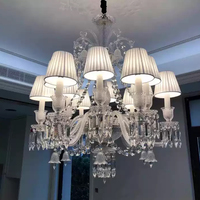 Lustre LED moderne de luxe DUOMEIJU, en cristal doré, hauteur réglable, faisceau à 360°, lampe personnalisée pour hall d'hôtel, villa, escalier, banquet