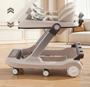 Marche-bébé en plastique multifonctionnel, design pousser-et-sièger, capacité de charge de 10 kg, pour apprendre à marcher - Product Image 6