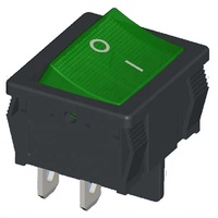 Interrupteur à bascule marche/arrêt 4 broches/ Bornes 6A 250V 12A 250V DPDT