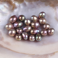 Perles de culture d'eau douce Edison rondes de 11-12 mm, couleurs métalliques naturelles, pour la fabrication de bijoux, vente en gros, MOQ 10 pièces
