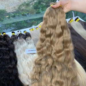 ผมต่อแบบมนุษย์ผมลอนพิเศษ #14แบบเป็นลอนคุณภาพระดับพรีเมียมขายส่งจากโรงงานในเวียดนาม - Product Image 1