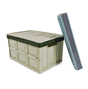 Caja de almacenamiento de plástico de gran capacidad con tapa Contenedor de almacenamiento de plástico duradero - Product Image 2