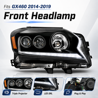 Mise à niveau vers des phares LED complets de style 2020 pour Lexus GX460 GX400 2014-2019, ensemble de phares avant à triple lentille