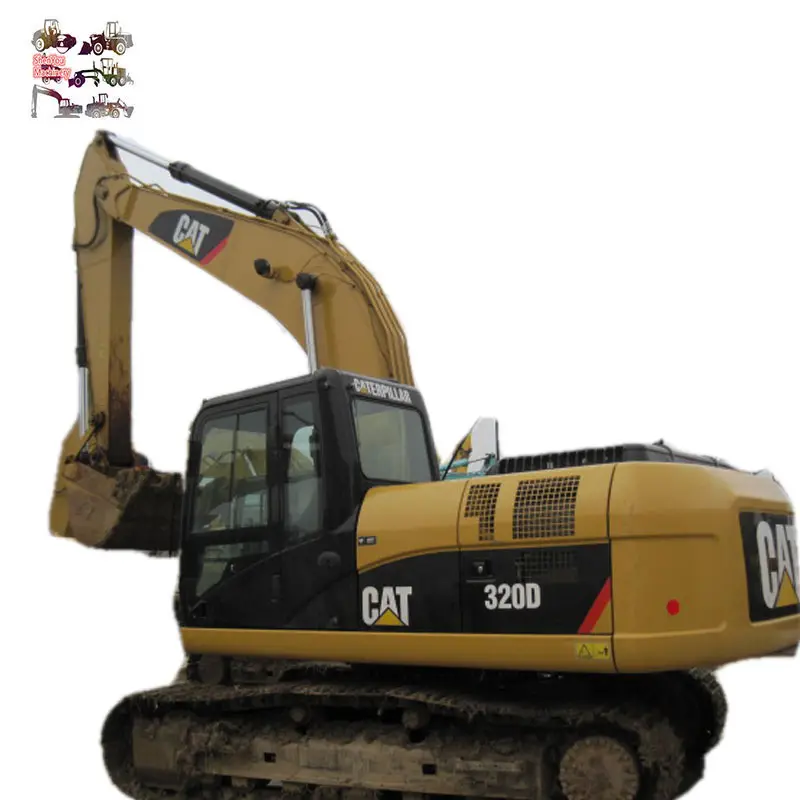 Machine de construction d'occasion Excavateur CAT 320D 320 325 330 à vendre Caterpillar Machinery Used CAT 320D Excavatrices d'occasion CAT 320D