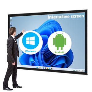 32 Inch (touchable <strong>Android</strong> and Win Systems) Factory Intelligent Ground <strong>Digital</strong> <strong>Signage</strong> LCD Wall Mounted Advertising Machine - Product Image 1