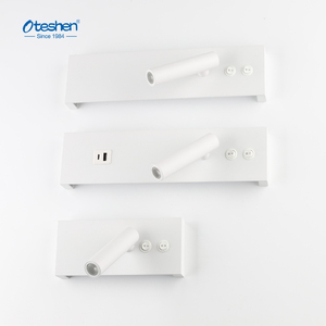 Lampada <span class=keywords><strong>da</strong></span> <span class=keywords><strong>Parete</strong></span> in Alluminio 2W 10W 12W con Porta di Ricarica USB Type-C, Faretto LED Antiabbagliamento per Testiera Letto - Product Image 6