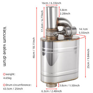 自動車 パフォーマンス フローマスター エキゾーストマフラーバルブ ステンレス製 リモコン可変サイレンサー 排気ポンプ - Product Image 3