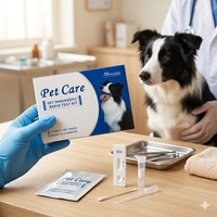 Schnelltest-Kit für Infektionskrankheiten bei Hunden mit Hoher Spezifität Gesundheitsscreening-Testkarten für Tierärzte