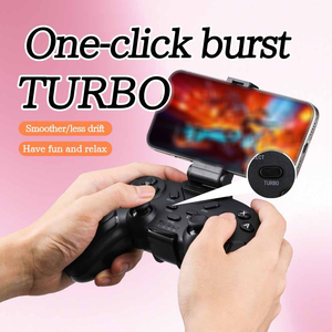 Chất lượng cao có tính năng rung động cơ phím điều khiển trò chơi không dây điều khiển cho PC điện thoại di động - Product Image 5