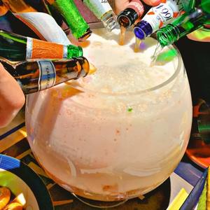 Vasos de cristal sin plomo baratos al por mayor copa de vino decorativa supergrande copa de cerveza gigante - Product Image 2