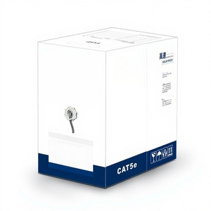 כבל רשת CAT5e <span class=keywords><strong>UTP</strong></span> בעל שמונה ליבות נחושת טהורה, תוצרת סין, רב תכליתי, אפור, רחב פס - Product Image 4