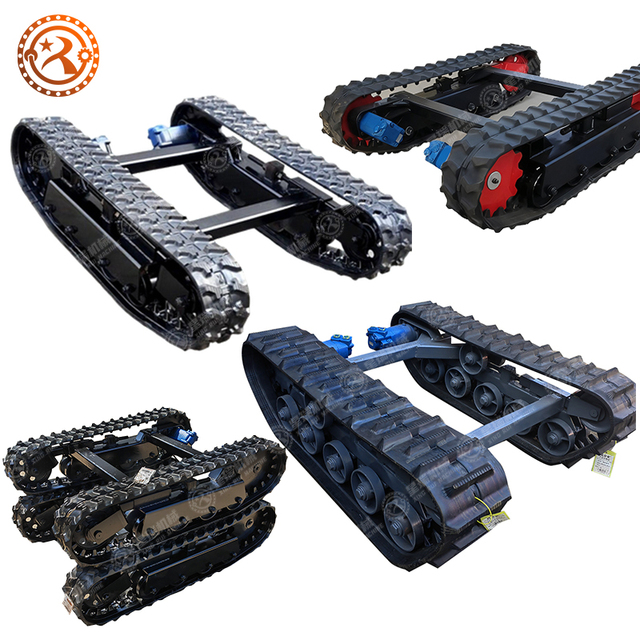 Hot Sale High Efficiency Hydraulic Motor Tracked Chassis Heavy Duty Stable Running Agricultural Crawler Machinery Steel XINGHUI