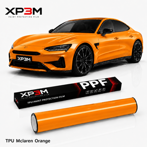 Film de protection de peinture automobile TPU PPF brillant orange McLaren XP3M 7,5 mil, film de protection automobile orange auto-réparant, anti-rayures, anti-jaunissement - Product Image 1