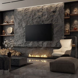 Panel de Pared de Piedra Artificial de Poliuretano para Exteriores, Granito Artificial para Almacenes y Talleres, Material de Mármol Duradero - Product Image 2