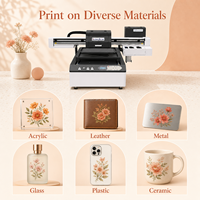 Imprimante UV grand format KONGKIM A1 6090 avec tête I1600 I3200 pour impression sur panneaux acryliques et signalétique