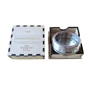 Hot selling high-quality Wooden box packaging hookah 304 accessories stainless steel heat management device HMD