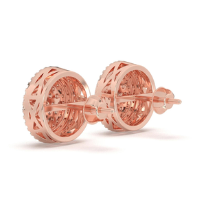 Boucles d'oreilles en diamant de laboratoire de luxe, style mignon, certifiées IGI, bijoux haut de gamme pour femmes, prix d'usine - Product Image 2