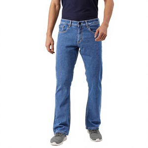 Jeans en denim délavé pour hommes, vente en gros, qualité export OEM ODM, pantalons décontractés bleus pour hommes, marque privée OEM ODM - Product Image 1