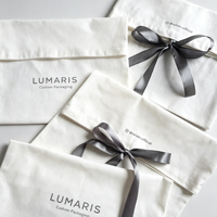 Sac à poussière en coton imprimé OEM ODM, réutilisable, pliable, en toile, avec lien en ruban pour bijoux et vêtements