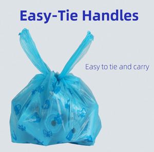 Sacs à déjections canines en plastique écologiques avec logo personnalisé, sacs à ordures spéciaux pour ramasse-crottes pour animaux de compagnie - Product Image 4