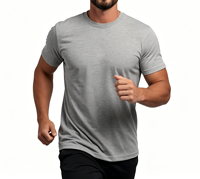 T-shirt Premium Homme Extensible Ultra Doux Coupe Slim 95% Coton 5% Spandex avec Logo Personnalisé OEM pour Entraînement en Salle de Sport – Vente en Gros pour Marques