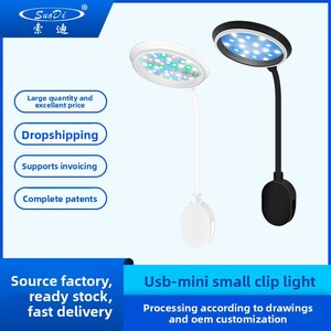 Lampe <span class=keywords><strong>LED</strong></span> à clip pour <span class=keywords><strong>aquarium</strong></span>, haute fidélité des couleurs, spectre complet, pour la croissance des <span class=keywords><strong>algues</strong></span>, idéale pour petits aquariums et décorations de bureau - Product Image 3