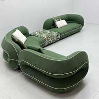 Canapé en tissu créatif populaire, design moderne haut de gamme, mobilier de salon, canapé de luxe moelleux, canapés pour hôtel, villa et maison