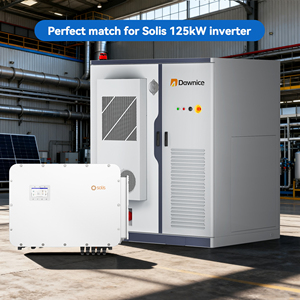 Système d'énergie solaire commercial et industriel tout-en-un 100 kW 200 kWh 265 kWh avec batterie de stockage 50 kW 125 kW 100 kWh 200 kWh 265 kWh - Product Image 5