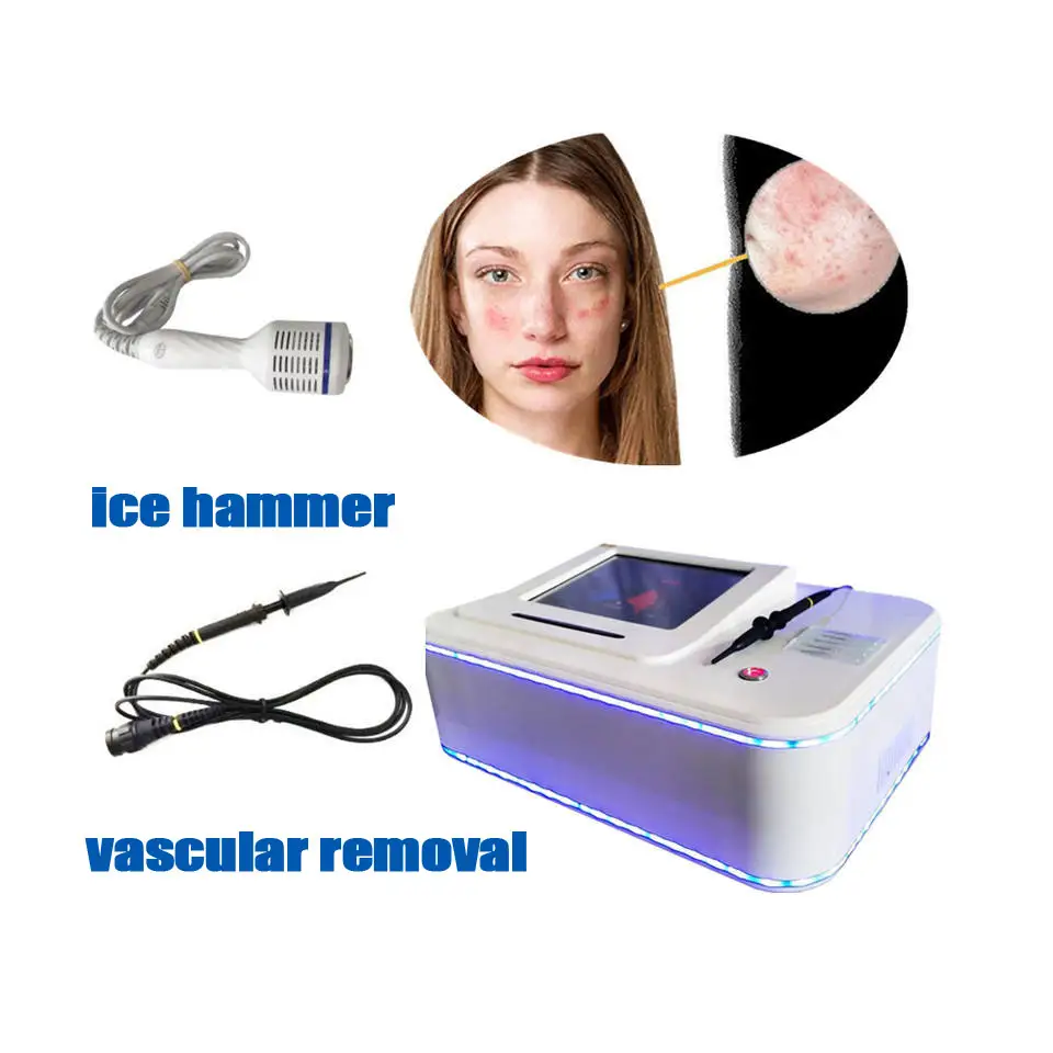 painless high frequency 13.56mhz rf red blood filaments spider vein remove vascular removal laser