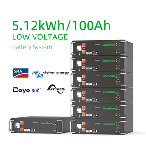 Bateria de lítio <span class=keywords><strong>solar</strong></span> empilhável de 51.2v 20kw <span class=keywords><strong>48V</strong></span> 100Ah 200ah 300ah 400ah Home Sistema de armazenamento de energia - Product Image 3