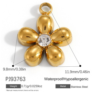 YIMEILI & Accessoires DIY en acier inoxydable à la mode avec motifs animaliers, boucles en forme de griffes de chat, avion, fleur, cœur <span class=keywords><strong>et</strong></span> étoile de mer - Product Image 4