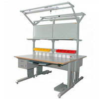 Mesa de Trabajo Antiestática Estándar Leenol para Reparación de Electrónica, Mesa de Relojero, Banco de Trabajo Industrial