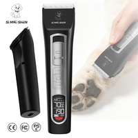 SiMAiSHEN-D1-S Fournitures pour animaux de compagnie, tondeuse pour chat ultra silencieuse et sûre avec écran LCD 7000 tr/min, accessoires pour tondeuse à poils de chien, best-seller Amazon