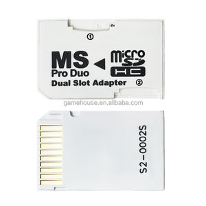 Adaptador de Memoria <span class=keywords><strong>Pro</strong></span> <span class=keywords><strong>Duo</strong></span> para PSP 1000 2000 3000, Ranura Dual para Micro SD TF a MS, Adaptador de Memoria <span class=keywords><strong>Pro</strong></span> <span class=keywords><strong>Duo</strong></span> para PSP - Product Image 2