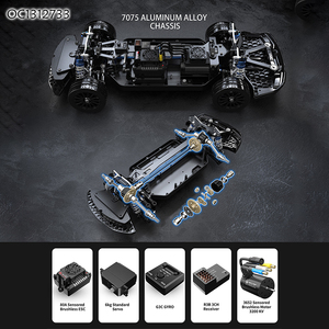 Auto RC Telecomandata Scala 1/10 ad Alta Velocità 47KM/H con Motore Brushless, Kit Modellino Giocattolo - Product Image 3