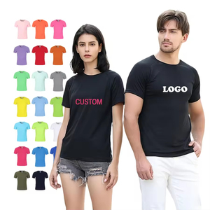 T-shirts personnalisés en gros avec logo, 50% polyester 50% Solona, séchage rapide, manches courtes, pour le sport et la course à pied - Product Image 1