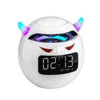 Reloj Despertador Dual de Alta Calidad, Reloj LED RGB 5.1, Altavoz Inteligente con Sonido de Nivel HiFi, Configuración de Estructura en Forma de V, Sonido de 360°, Bluetooth
