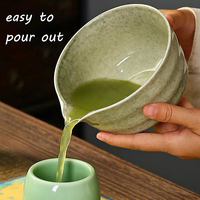 Kit Chasen Professionnel Matcha de Qualité Cérémonielle Chinois Abordable avec Bol en Céramique Vert
