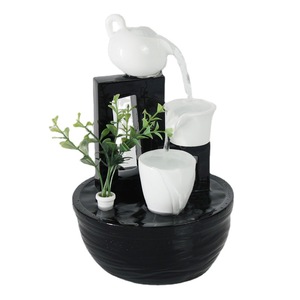 Ensemble de thé créatif avec fontaine à eau courante, ornement de bureau électrique pour la décoration de la maison, style chinois, décoration Feng Shui - Product Image 5