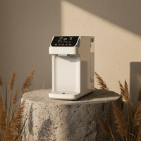 Distributeur d'eau sans réservoir à osmose inverse électrique 100 GPD en plastique, purificateur d'eau chaude/froide pour usage domestique
