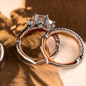 Ring Set for Women Sparkling Stone Fashion Finger Jewelry Daily Wear - Product Image 4