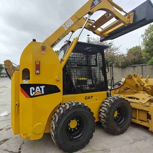 Original Caterpillar Loader Cat 246b Used Mini Wheel Loader <b>Cheap</b> Price CAT 246 Secondhand Compact Skid Steer Loader - Product Image 3